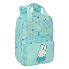 Sac à dos enfant Miffy Friends bleu clair recyclé
