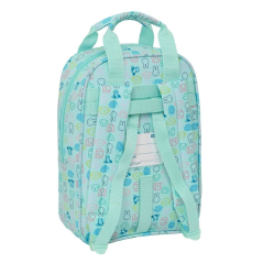 Sac à dos enfant Miffy Friends bleu clair recyclé