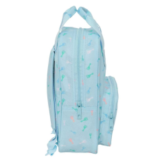Sac à dos enfant Sophie la Girafe bleu clair recyclé