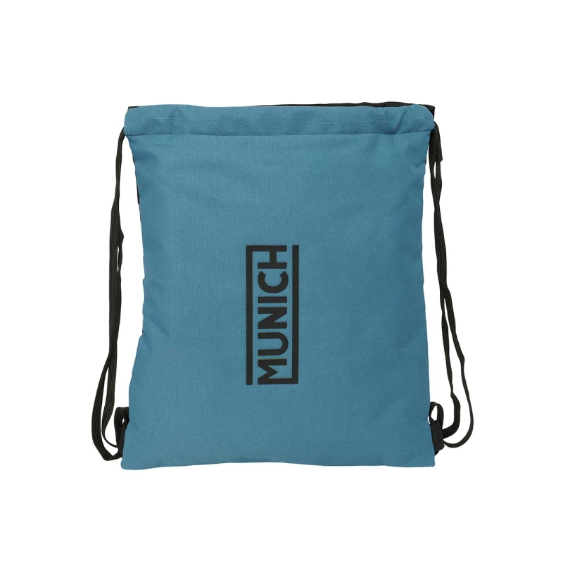 Sac à dos Safta Munich noir et bleu 35 x 40 cm Sac à dos Safta Munich noir et bleu 35 x 40 cm