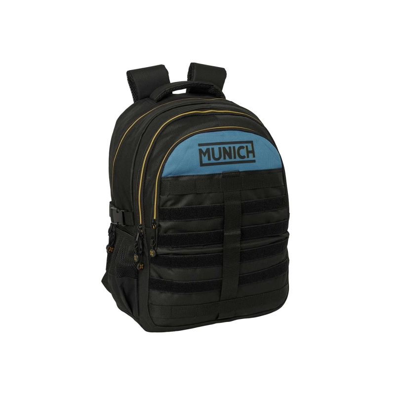 Sac à dos ordinateur 15,6 Safta Munich noir bleu anti-vol Sac à dos ordinateur 15,6 Safta Munich noir bleu anti-vol