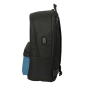 Sac à dos ordinateur 15,6 Safta Munich noir bleu USB antivol