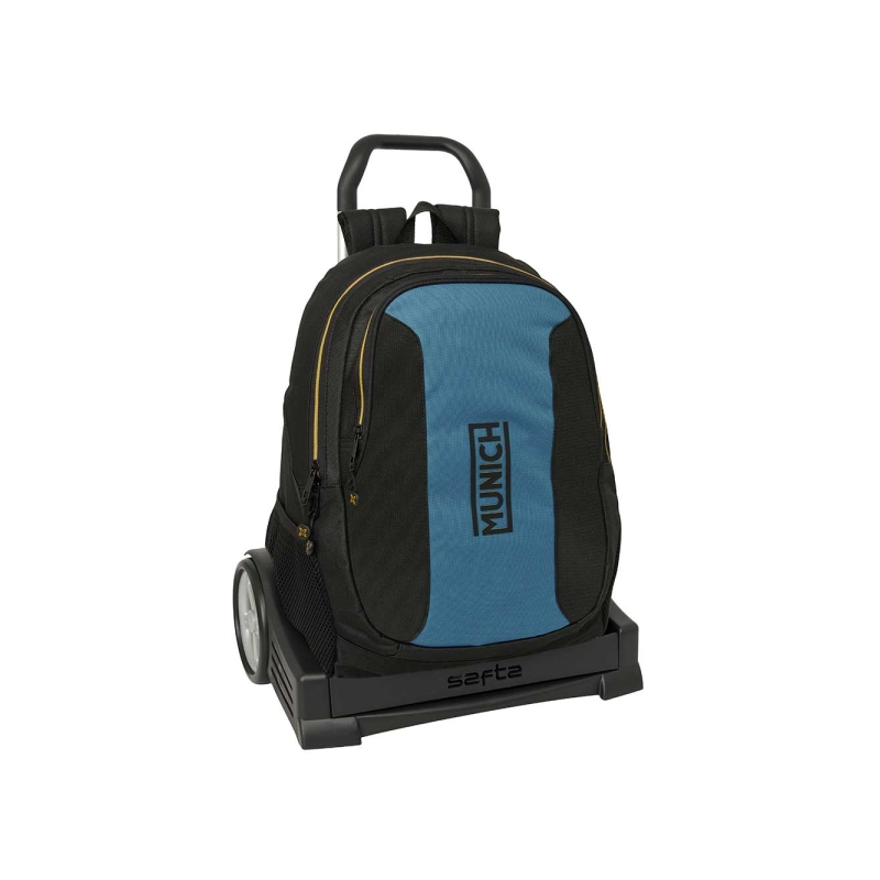 Sac à dos chariot Safta Munich 23 L noir et bleu