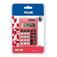 calculatrice rouge Milan écran solaire