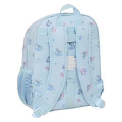Sac à dos enfant Stitch bleu clair trolley adaptable