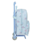 Sac à dos trolley amovible Stitch Safta bleu clair