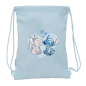 Sac plat Stitch 3L bleu clair avec poche zippée Sac plat Stitch 3L bleu clair avec poche zippée
