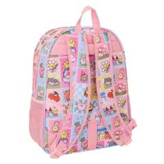 Sac à dos Comic rose Mr. Wonderful avec poche frontale
