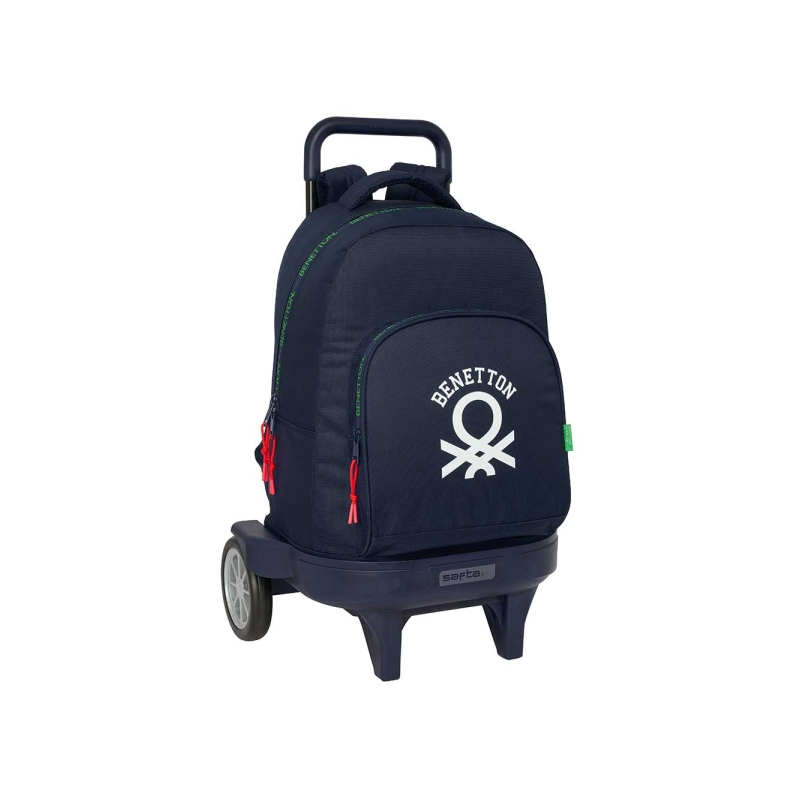 Sac à dos trolley Benetton Together bleu marine