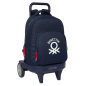 Sac à dos trolley Benetton Together bleu marine