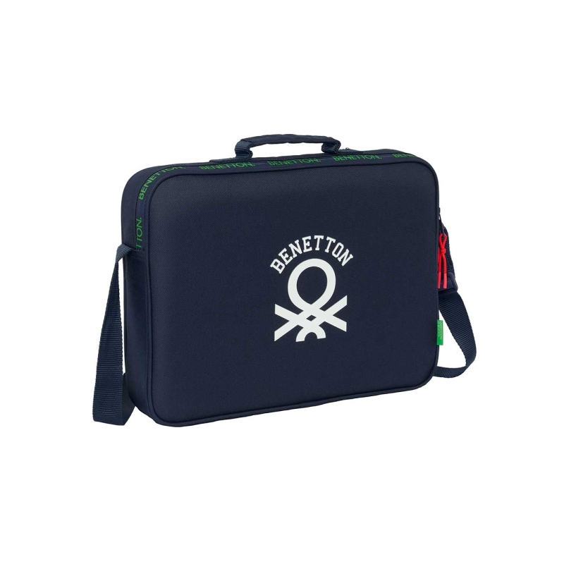 Porte-documents zippé Benetton bleu marine Porte-documents zippé Benetton bleu marine
