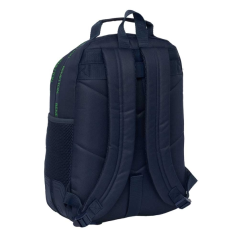 Sac à dos Benetton 2 compartiments bleu marine
