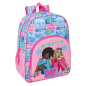 Sac à dos Barbie rose adaptable sur valise à roulettes