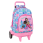 Sac à dos trolley Barbie rose avec poches et bretelles rembourrées