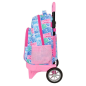 Sac à dos trolley Barbie rose avec poches et bretelles rembourrées