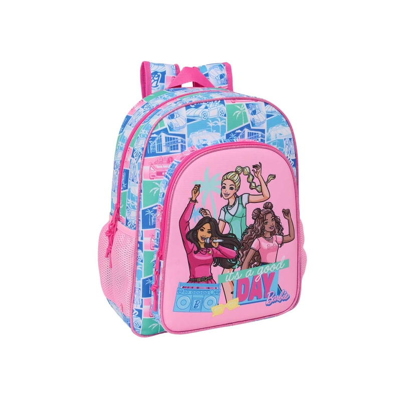 Sac à dos Barbie convertible en valise à roulettes rose Sac à dos Barbie convertible en valise à roulettes rose