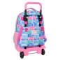Sac à dos Barbie avec trolley amovible, rose