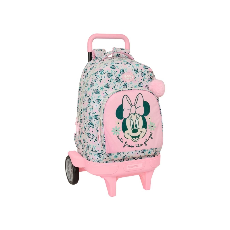 Sac à dos trolley Minnie Mouse rose pastel Sac à dos trolley Minnie Mouse rose pastel