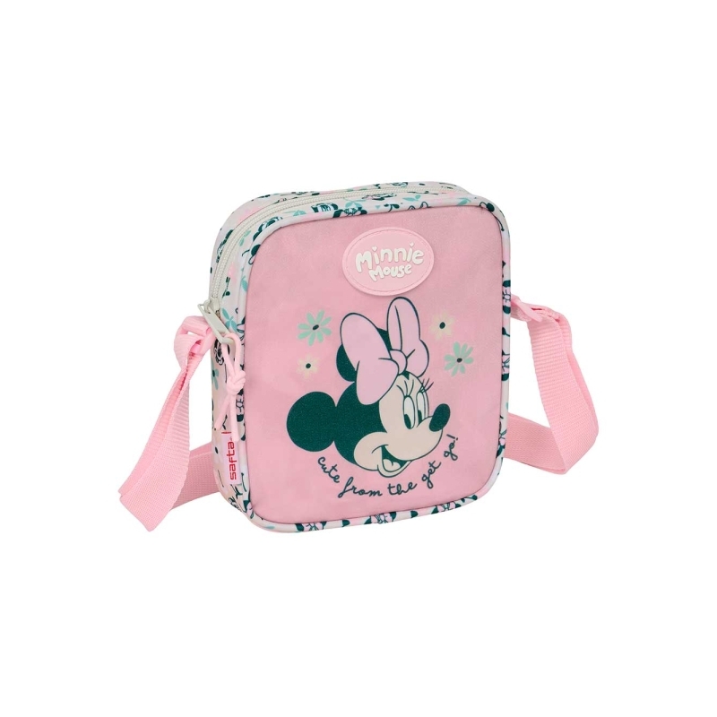 Sac à main Minnie Mouse bandoulière rose pastel Sac à main Minnie Mouse bandoulière rose pastel