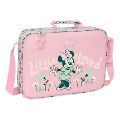 porte-documents zippé Minnie rose