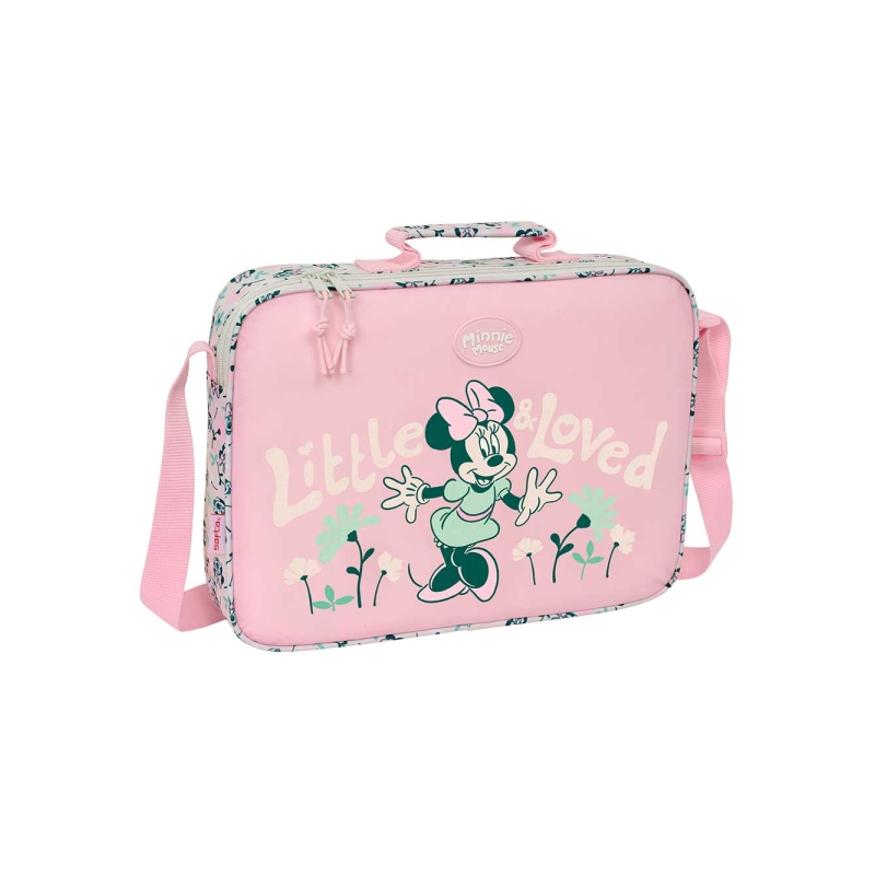 Porte-documents zippé Minnie Mouse rose pastel Porte-documents zippé Minnie Mouse rose pastel