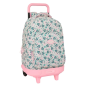 Sac à dos trolley Minnie Mouse rose pastel 2 compartiments Sac à dos trolley Minnie Mouse rose pastel 2 compartiments