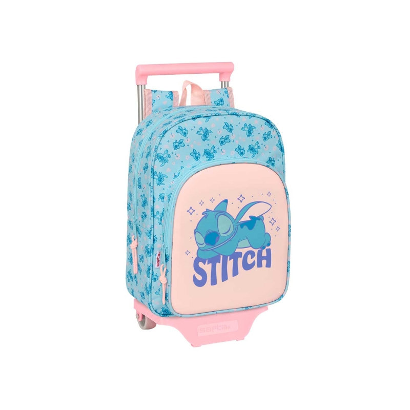 Sac à dos à roulettes Stitch Ohana bleu clair Safta Sac à dos à roulettes Stitch Ohana bleu clair Safta