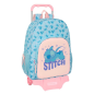 Sac à dos trolley amovible Stitch Safta bleu clair Sac à dos trolley amovible Stitch Safta bleu clair