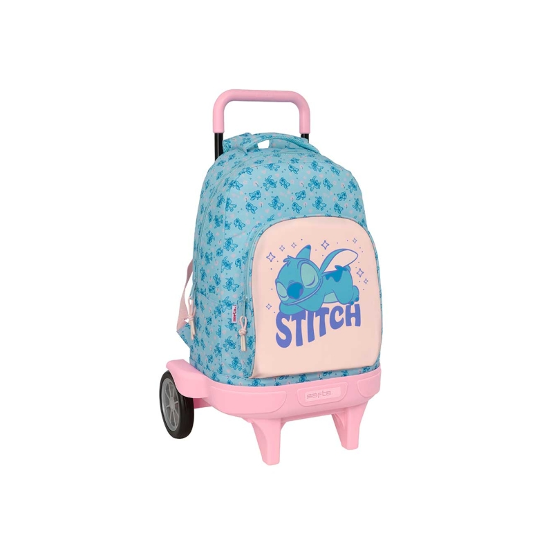 Sac à dos trolley Stitch Ohana bleu clair Sac à dos trolley Stitch Ohana bleu clair