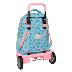 Sac à dos trolley Stitch Ohana bleu clair