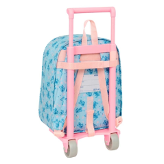 Sac à dos trolley amovible Safta Stitch bleu clair