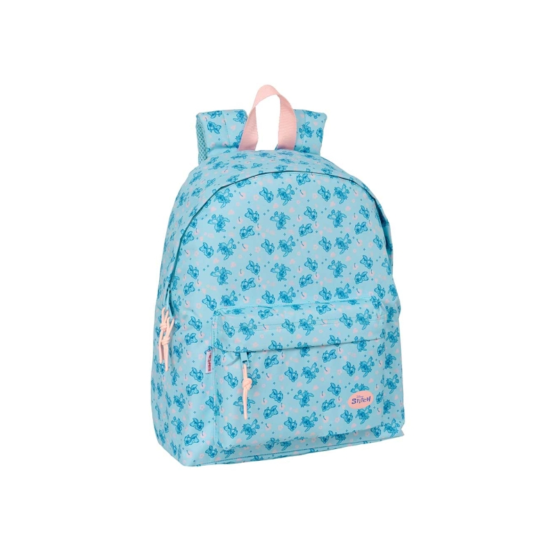 Sac à dos Stitch Ohana bleu clair rembourré Safta Sac à dos Stitch Ohana bleu clair rembourré Safta