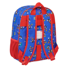 Sac à dos enfant Mickey Mouse bleu avec porte-bouteille