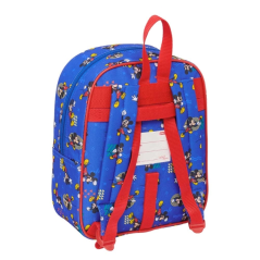 Sac à dos bébé Mickey Mouse bleu compatible trolley