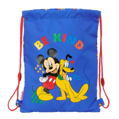 Sac plat Mickey bleu