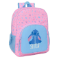 Sac à dos Stitch Rose vif compatible valise à roulettes