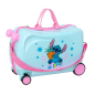 Chariot enfant Stitch bleu pastel avec bandoulière Chariot enfant Stitch bleu pastel avec bandoulière