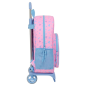 Sac à dos trolley Stitch rose avec poches latérales Sac à dos trolley Stitch rose avec poches latérales