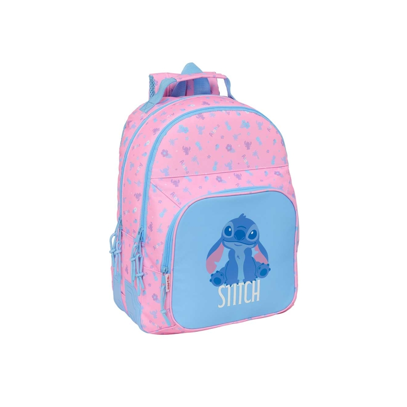 Sac à dos Stitch Bright 2 compartiments rose Sac à dos Stitch Bright 2 compartiments rose