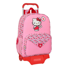 Sac à dos trolley Hello Kitty rose