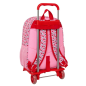 Sac à dos trolley Hello Kitty rose amovible ergonomique Sac à dos trolley Hello Kitty rose amovible ergonomique