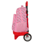 Sac à dos trolley Hello Kitty rose anti-vibrations