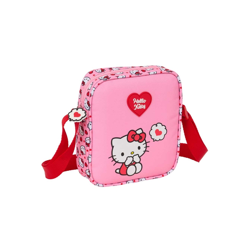 Sac à main bandoulière Hello Kitty rose 1 L