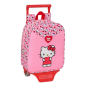 Sac à dos trolley Hello Kitty amovible rose 6 L