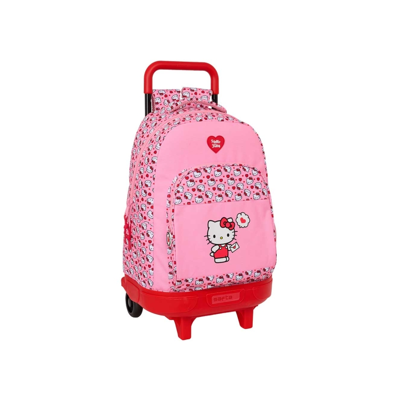 Sac à dos Hello Kitty trolley amovible rose Safta Sac à dos Hello Kitty trolley amovible rose Safta