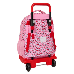Sac à dos Hello Kitty trolley amovible rose Safta