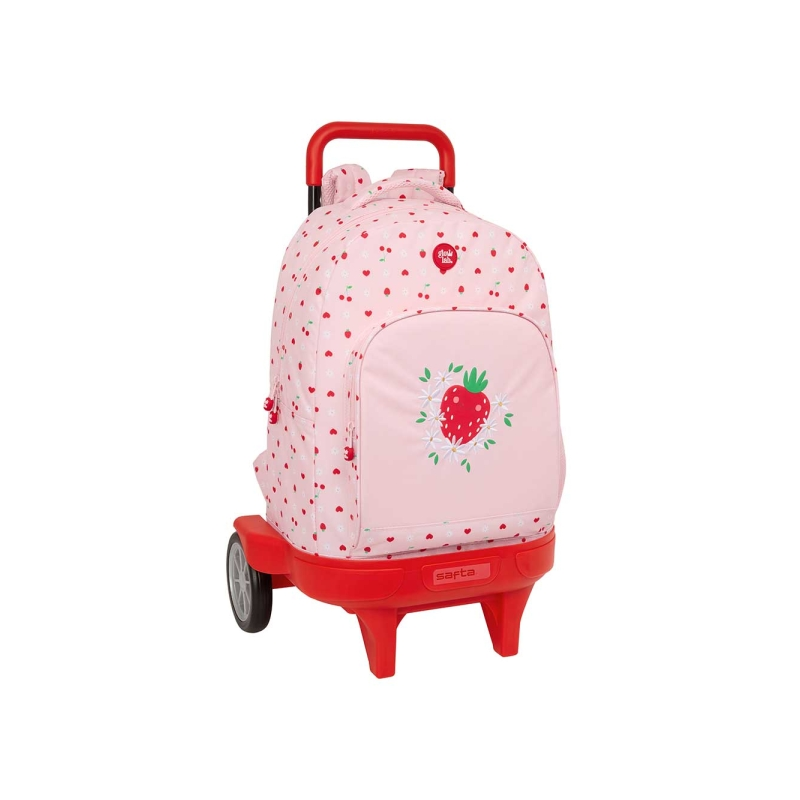 Sac à dos trolley Safta Glowlab Fruits 33L rose