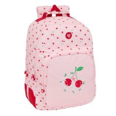 sac à dos rose double compartiment