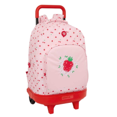 Sac à dos trolley rose
