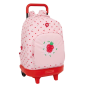 Sac à dos trolley amovible Glowlab Fruits rose